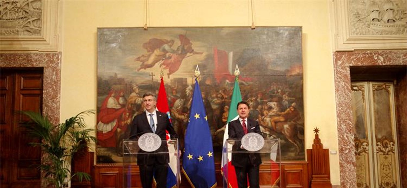 Plenković i Conte: Hrvatska i Italija bilježe uzlet u bilateralnim odnosima